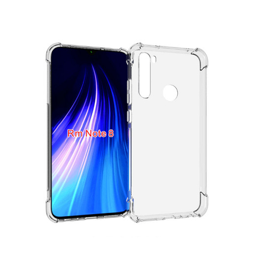 Ốp lưng Silicon dẻo trong, suốt chống sốc cho Xiaomi Redmi Note 8