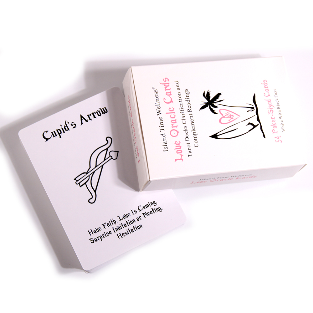 Bộ Tarot Island Time Wellness Love Oracle Cards Tarot Decks ( phiên bản trắng )