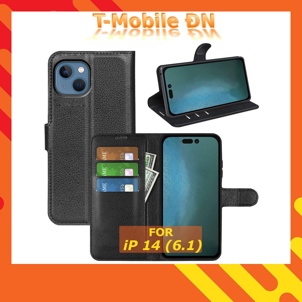 Bao da cho iPhone 14/14Plus/14Pro/14Promax, Ốp lưng 2 mặt có nắp gập và chống xem phim cho iPhone 14 Pro max Plus