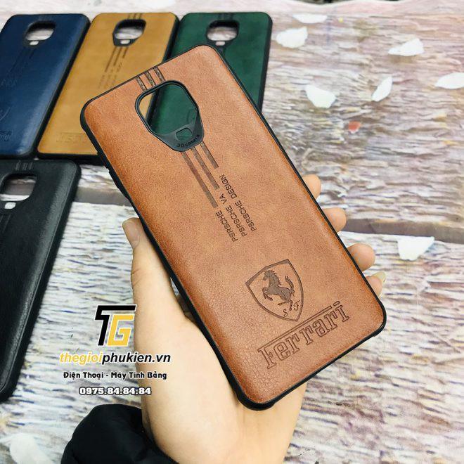 Ốp lưng Xiaomi Redmi Note 9 Pro Max, Note 9s silicon lưng da viền TPU dẻo