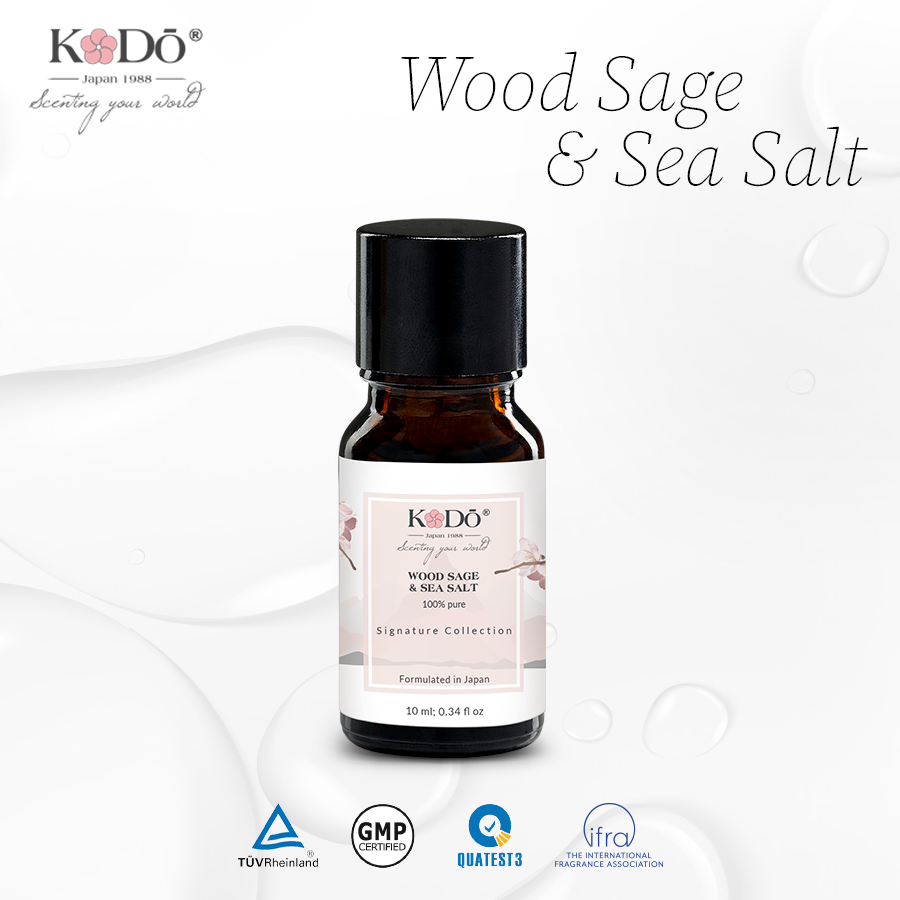 KODO - Wood Sage & Sea Salt - Tinh Dầu Nước Hoa Nguyên Chất Hương Grapefruit (Bưởi) Tươi Mát Năng Lượng