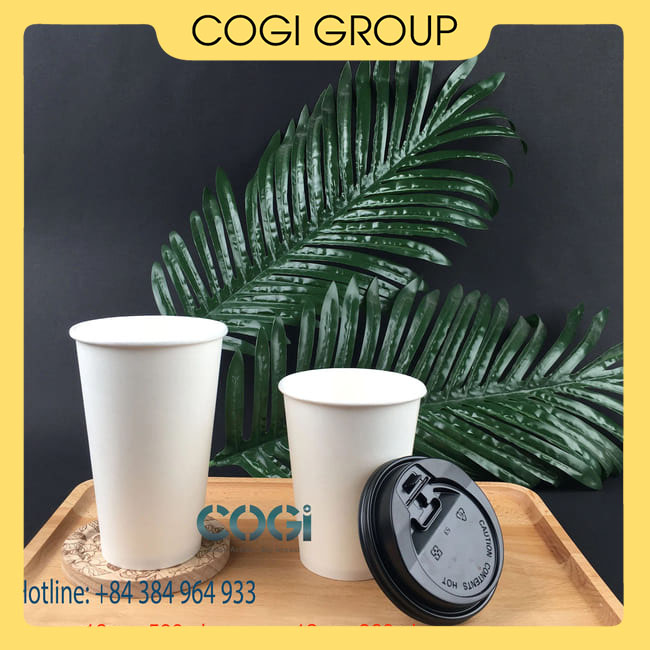 50 LY GIẤY 12oz 360ml, uống trà, cà phê, sinh tố - Không kèm nắp