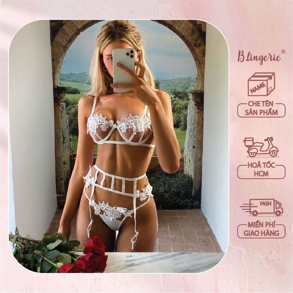 Bộ Bra Hoa Quyến Rũ - B.Lingerie
