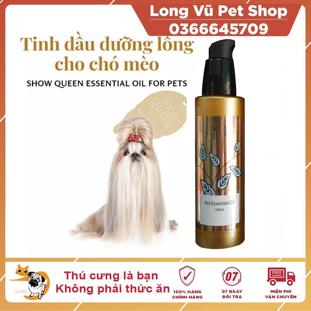 Tinh dầu dưỡng lông cho chó mèo ShowQueen phiên bản mới