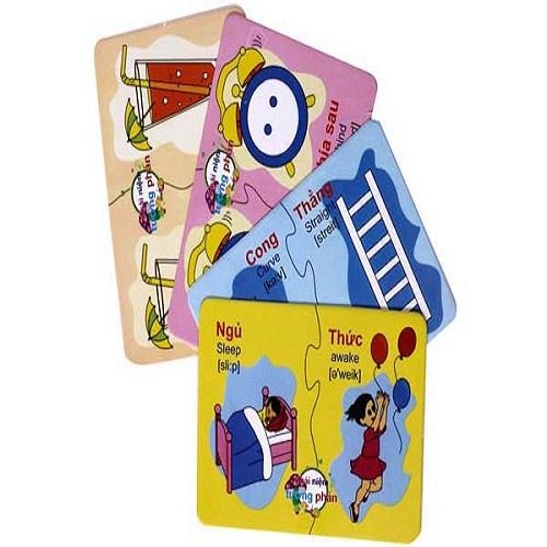 Bộ thẻ học thông minh cho bé 16 chủ đề 416 thẻ flashcard glenn doman