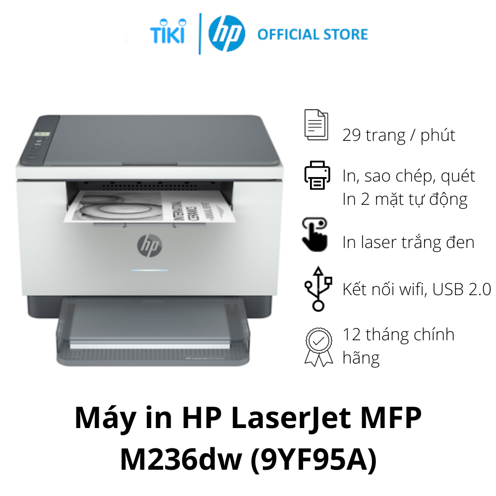 Máy in đa chức năng HP LaserJet M236dw - Hàng chính hãng