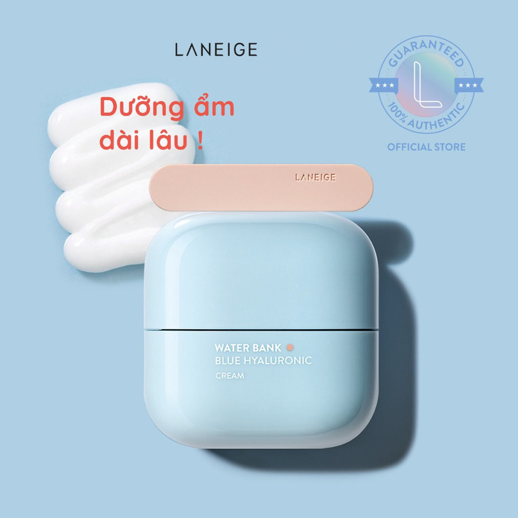 Kem Dưỡng Ẩm Dành Cho Da Thường Và Da Khô Laneige Water Bank Blue HA Cream Dry 50ml