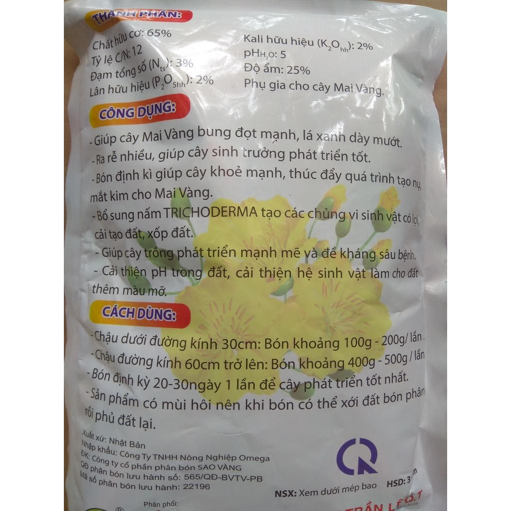 Phân bón chuyên dùng cho cây Mai bung đọt, nảy chồi - gói 1 kg