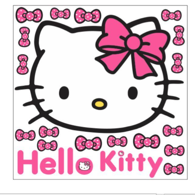 DECAL MẶT HELLO KITTY KITTY HOUSE
