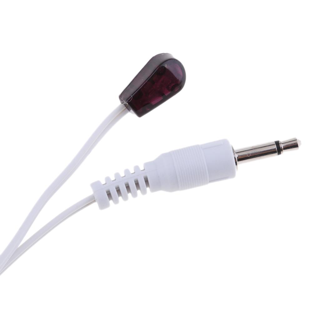 Universal 1.5Meter IR Emitter Cable Infrared Receiver Extension Cable Video System White