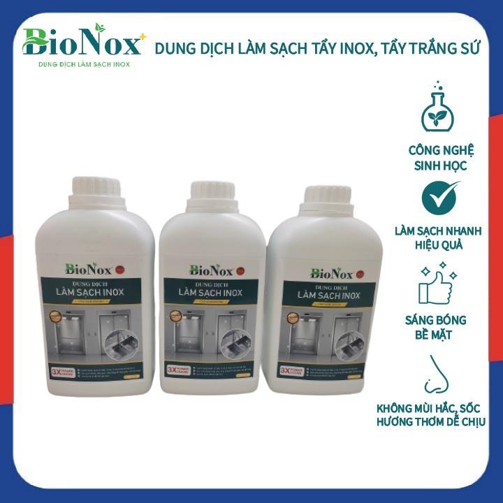 Bionox Giúp Tẩy Sạch Rỉ Sét, Cặn Canxi Tẩy Trắng Thiết Bị Sứ Nhà Vệ Sinh Hiệu Quả