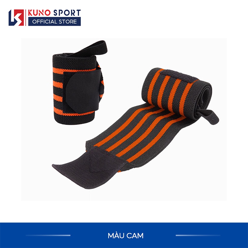 Băng quấn cổ tay KUNOSPORT bảo vệ trật khớp tay thể thao, băng quấn cổ tay xỏ ngón - KN16