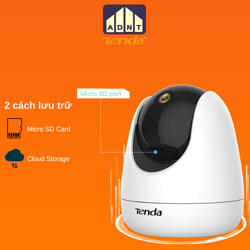 Camera wifi full HD 1080P xoay 360°CP3 2MB Tenda hàng chính hãng