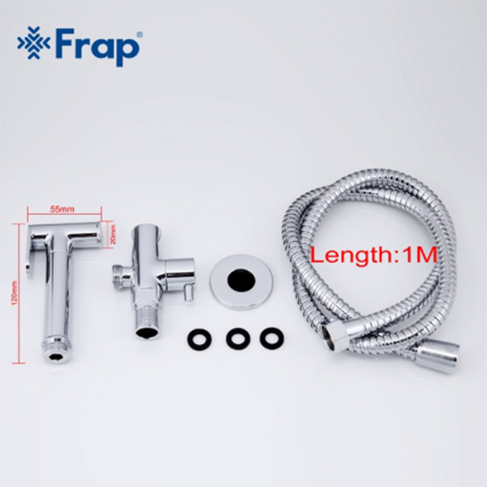 VÒI XỊT VỆ SINH NHẬP KHẨU NGA FRAP F7501 - HÀNG CHÍNH HÃNG - ĐIỀU CHỈNH ÁP LỰC NƯỚC