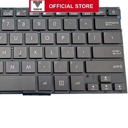 Bàn Phím Cho Laptop Asus Zenbook Ux410 Ux410Ua Chuẩn Us Layout Loại Không Có Led-Hàng Mới 100%  TEEMO PC KEY714