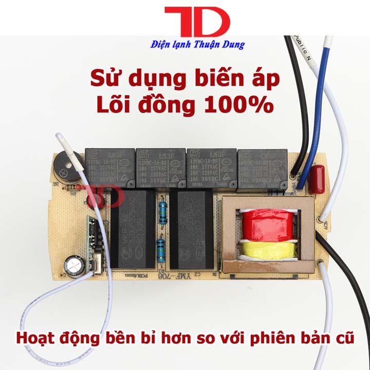 (LOẠI TỐT) Bo mạch điều khiển quạt trần và đèn từ xa, công tắc điều khiển quạt trần từ xa, mạch điều khiển quạt từ xa, bộ điều khiển quạt trần từ xa, Điện lạnh Thuận Dung