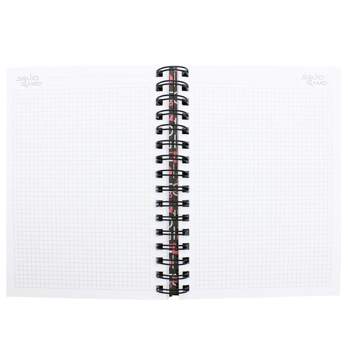 Sổ Lò Xo Squid Game - Ô Vuông - 120 Trang 90gsm - Main Paper NFJC022-01