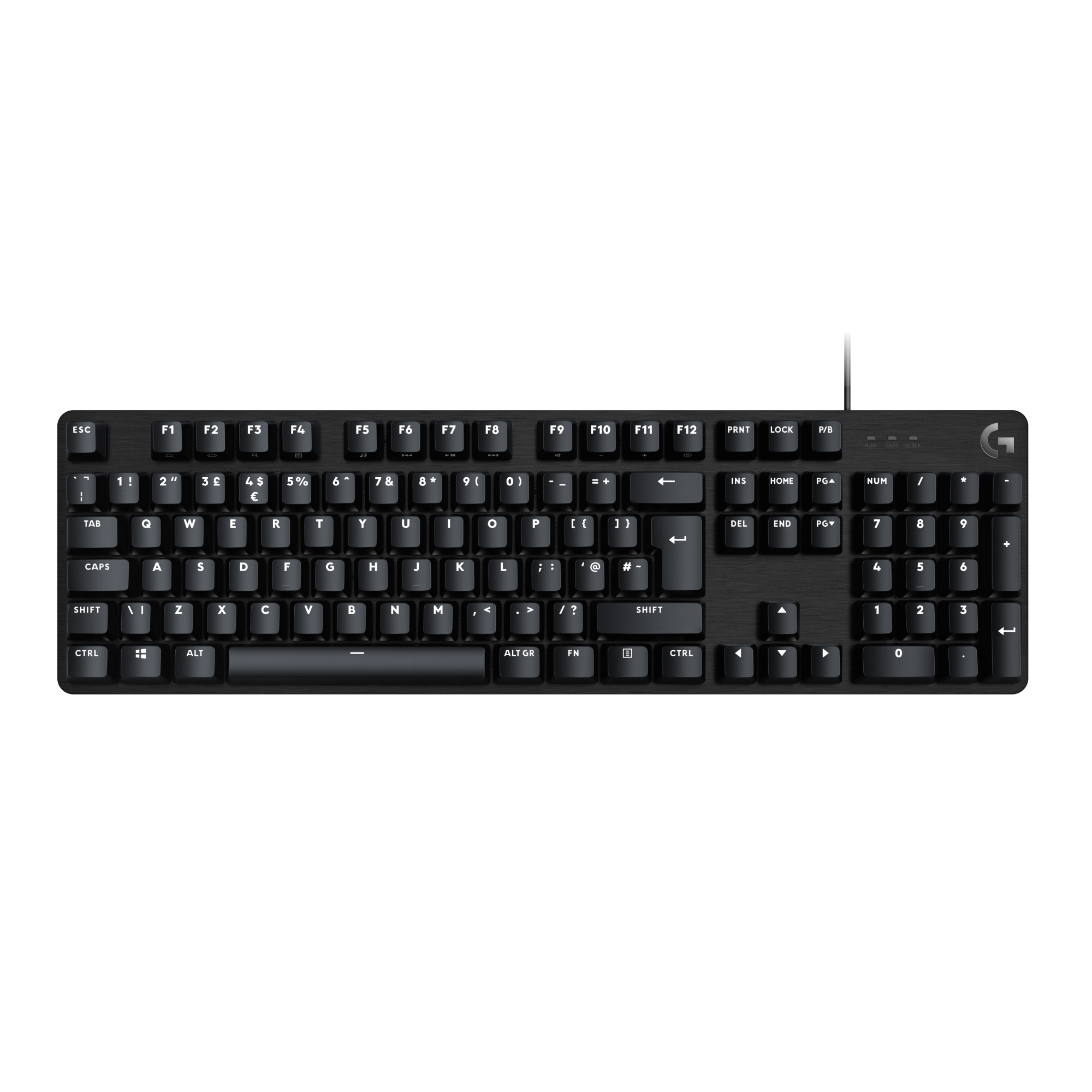 Bàn phím cơ game Logitech G413 TKL SE / G413 SE Full size – Keycap PBT, Switch Tactile, Anti-Ghosting khi nhấn 6 phím cùng lúc, đèn LED trắng -Hàng Chính Hãng