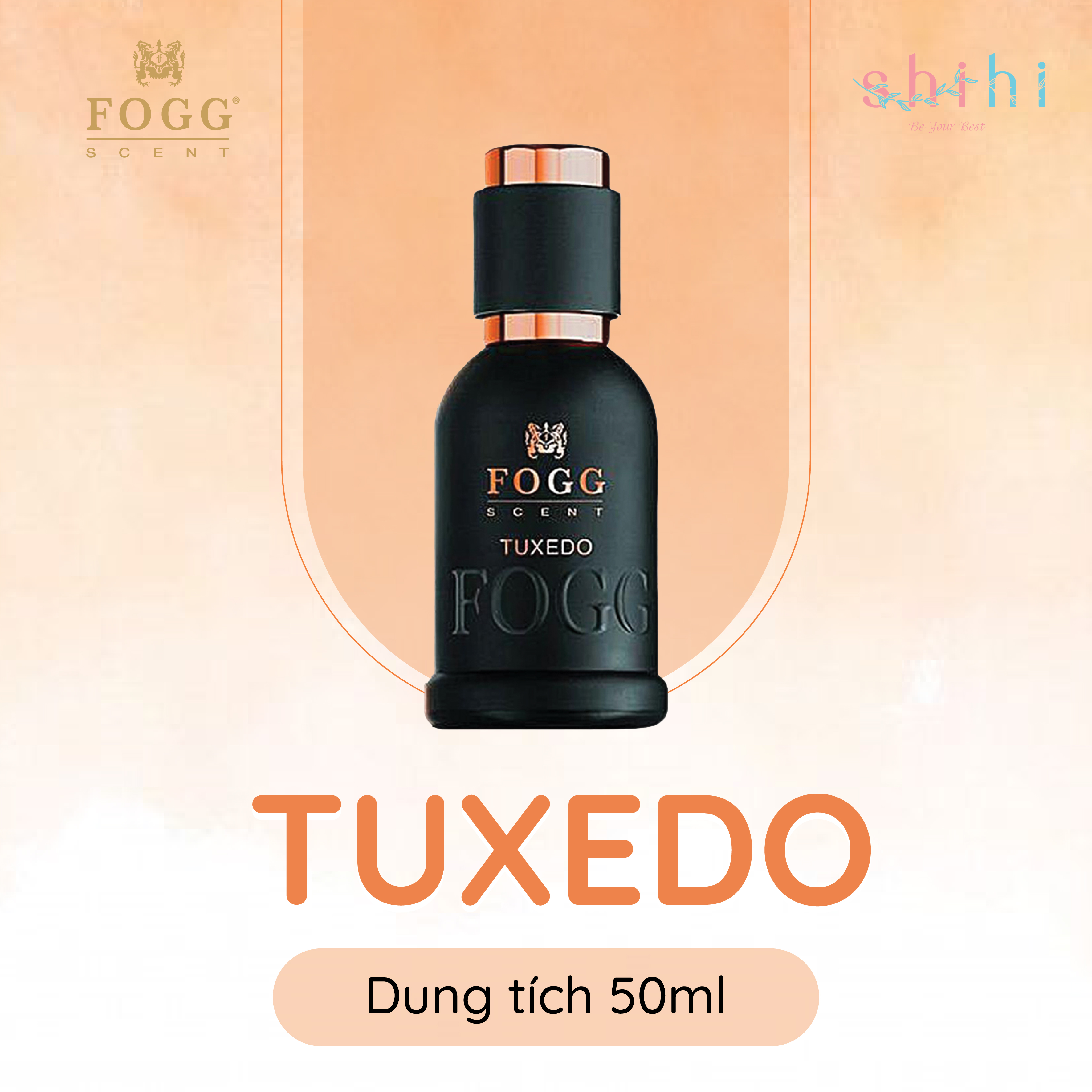 Nước hoa unisex FOGG Tuxedo 50ML, hương thơm mạnh mẽ, đầy cuốn hút, nhập khẩu chính hãng Dubai