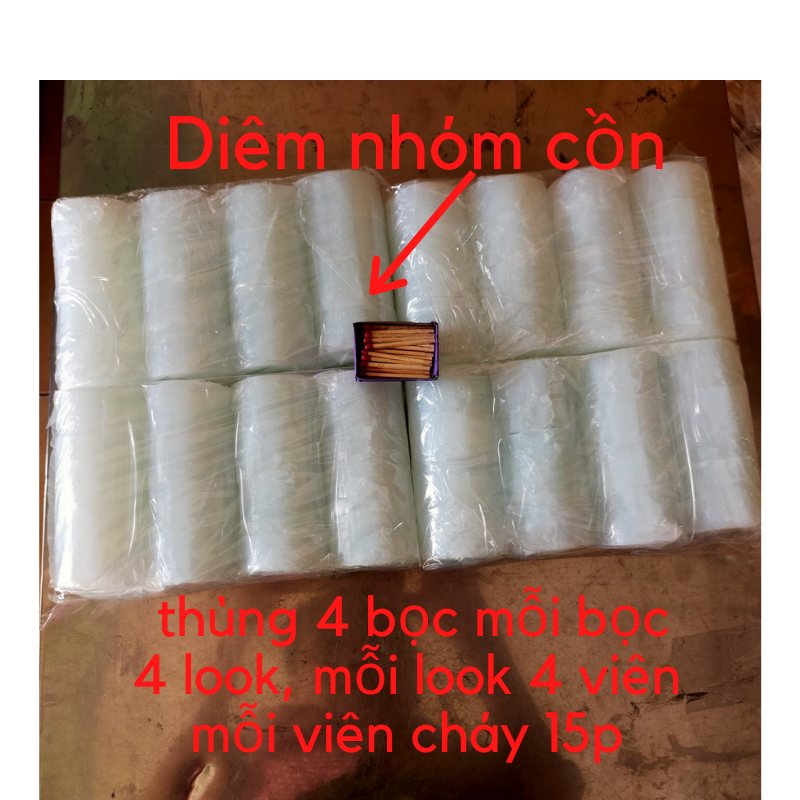 4 Bọc Cồn khô sài cho bếp cồn loại 1