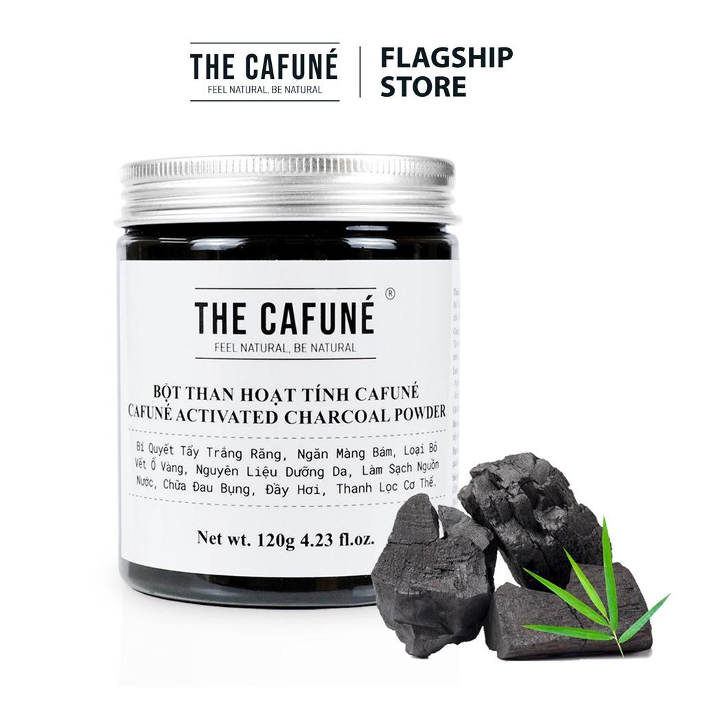Bột than hoạt tính hữu cơ Cafuné - Nhập khẩu Nhật Bản, Giúp Làm trắng răng an toàn hiệu quả 120g