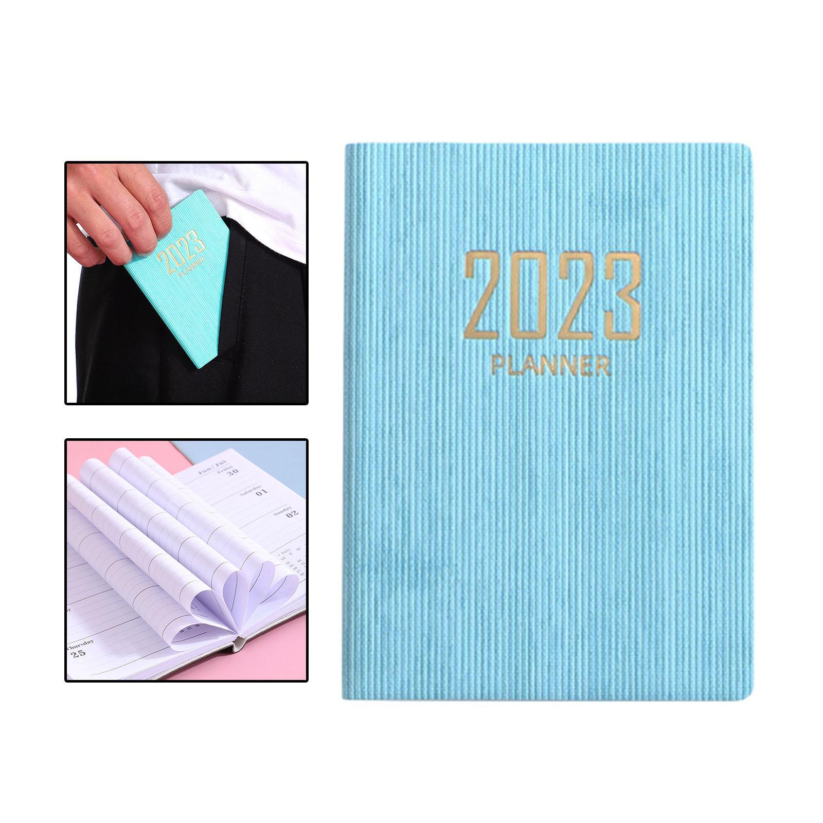 2Pcs Monthly Planner 2023 Journal A7 Notebook Planner Notepads