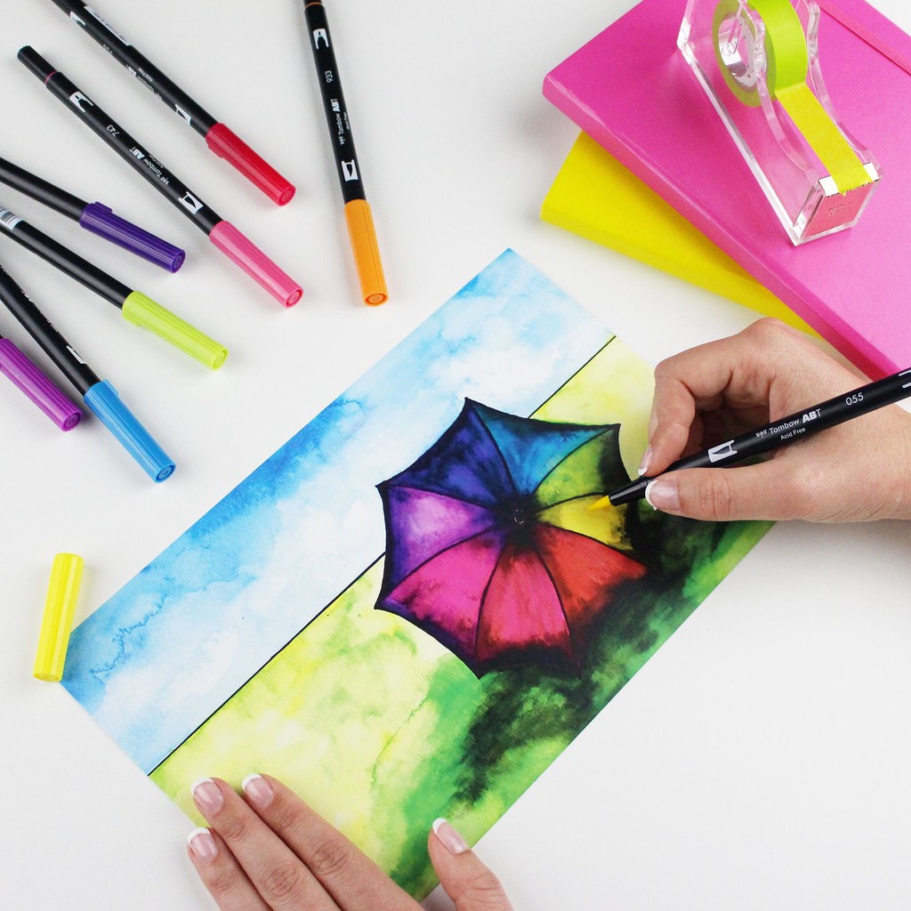Set 10 bút Tombow ABT Dual Brush
