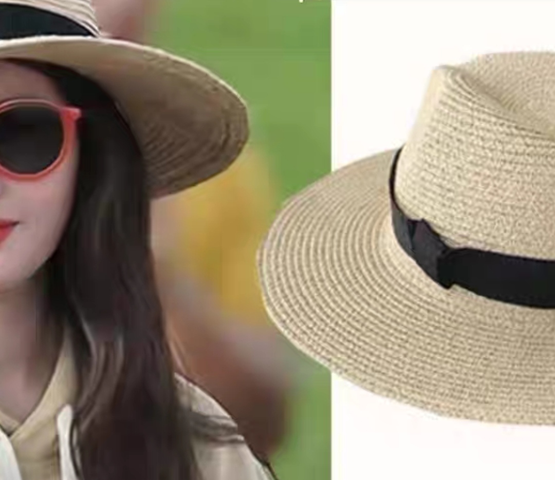 Nón cao bồi phớt mũ cao bồi nam nữ Fedora comboy chất liệu cói Hàng nhập dona24072901