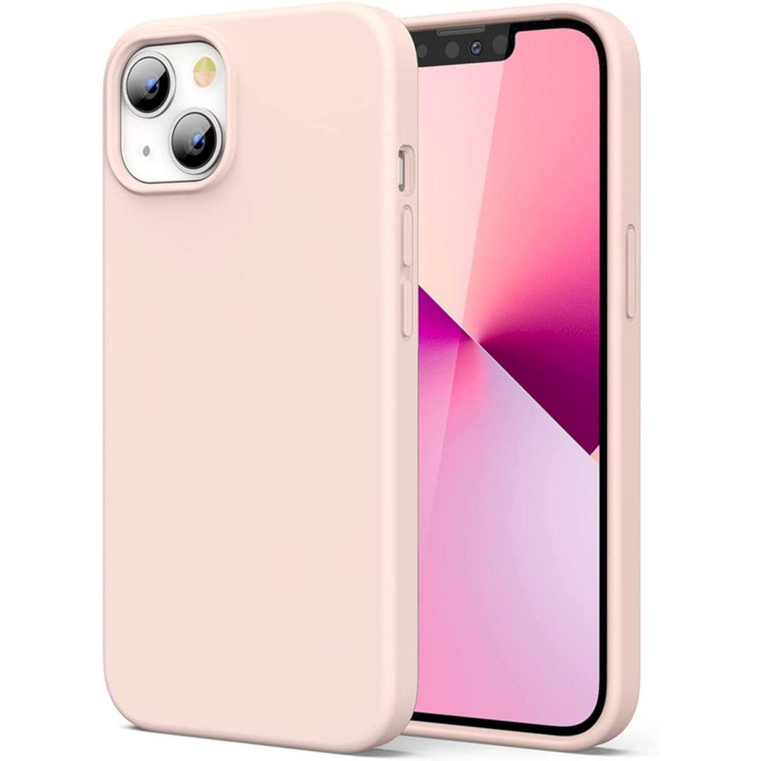 Ốp Lưng dành cho iPhone 13 bằng Silicone Ugreen 90256 6.1 inch màu hồng nhạt LP544 Hàng chính hãng