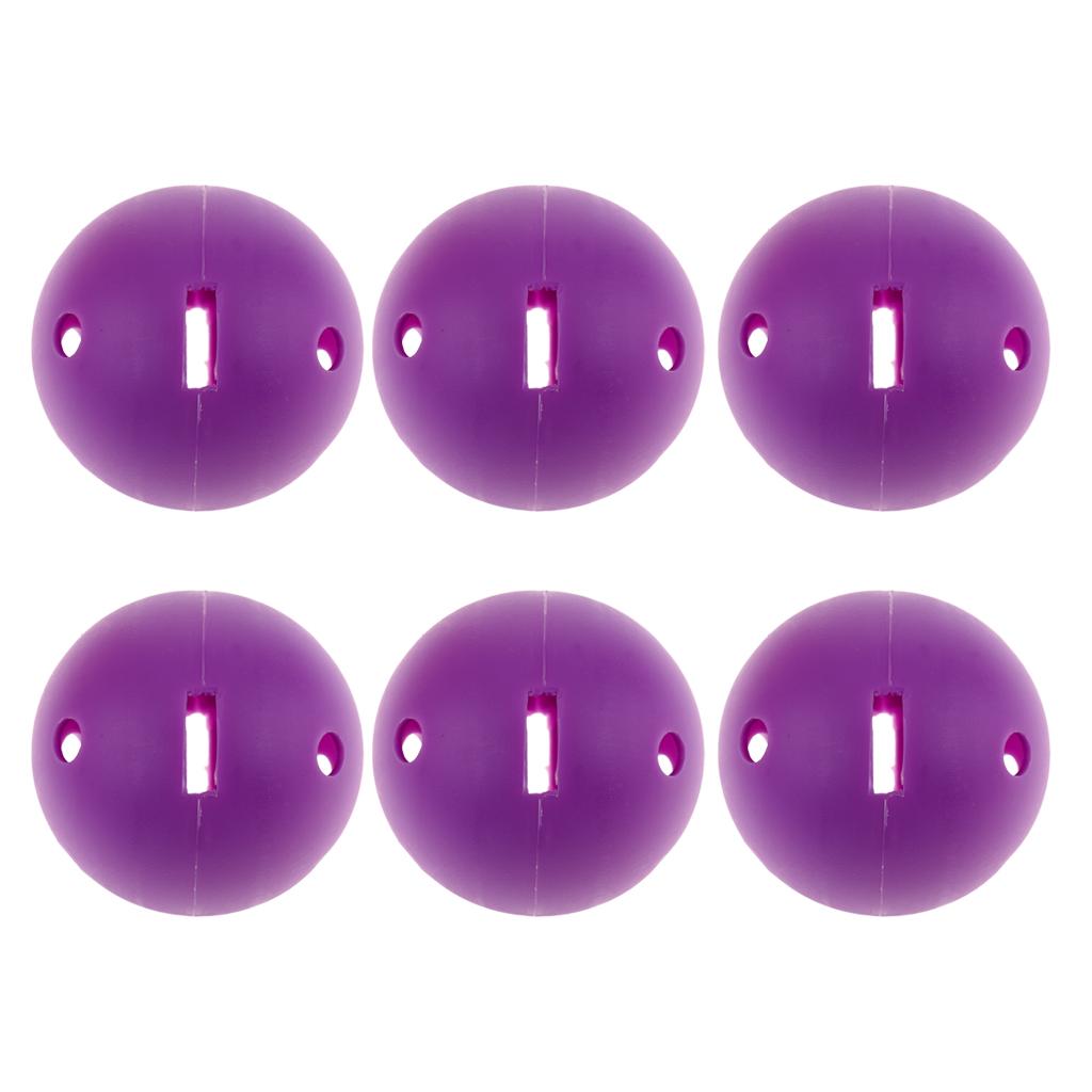 6 Pieces Lightweight Golf Balls Indoor Practice Golf Balls 2 Color Options