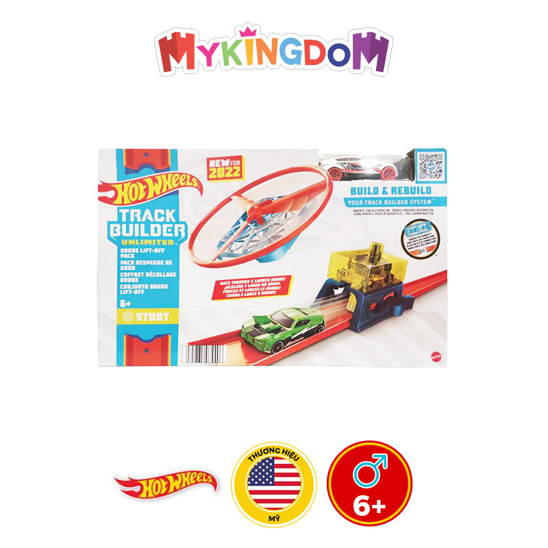 Đồ Chơi HOT WHEELS Bộ Đường Đua Trạm Bay Không Giới Hạn HDX76/GLC87