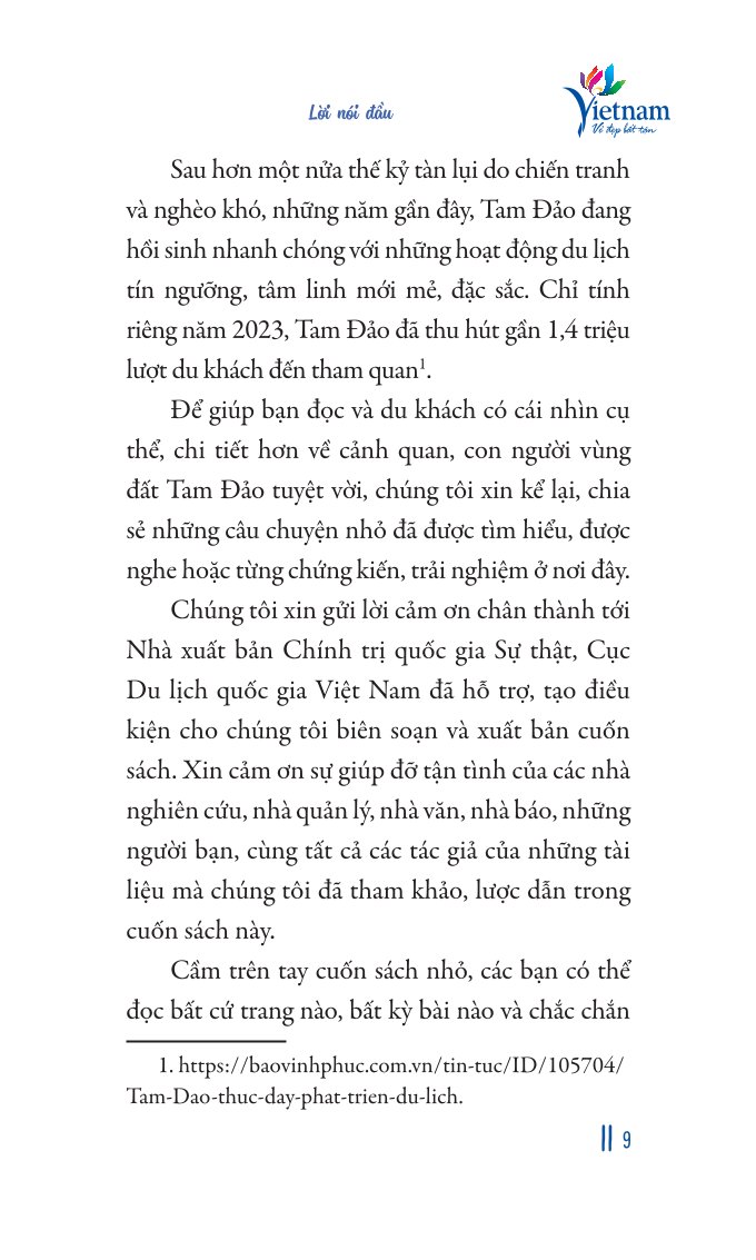 Tam Đảo đất thiêng miền du lịch - bản in 2024