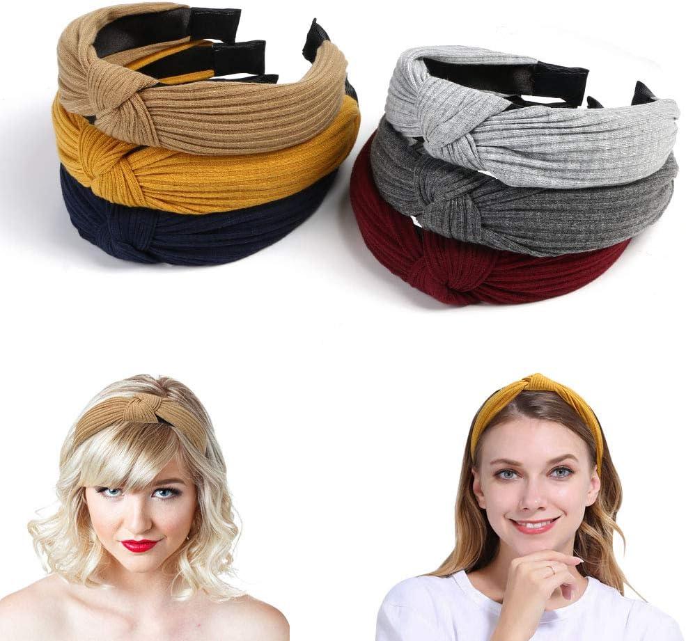 Băng tóc nữ, người phụ nữ cổ điển, tóc lớn ve ve trong vải, tóc mái với các nút tóc phụ kiện dành cho phụ nữ 6pcs
