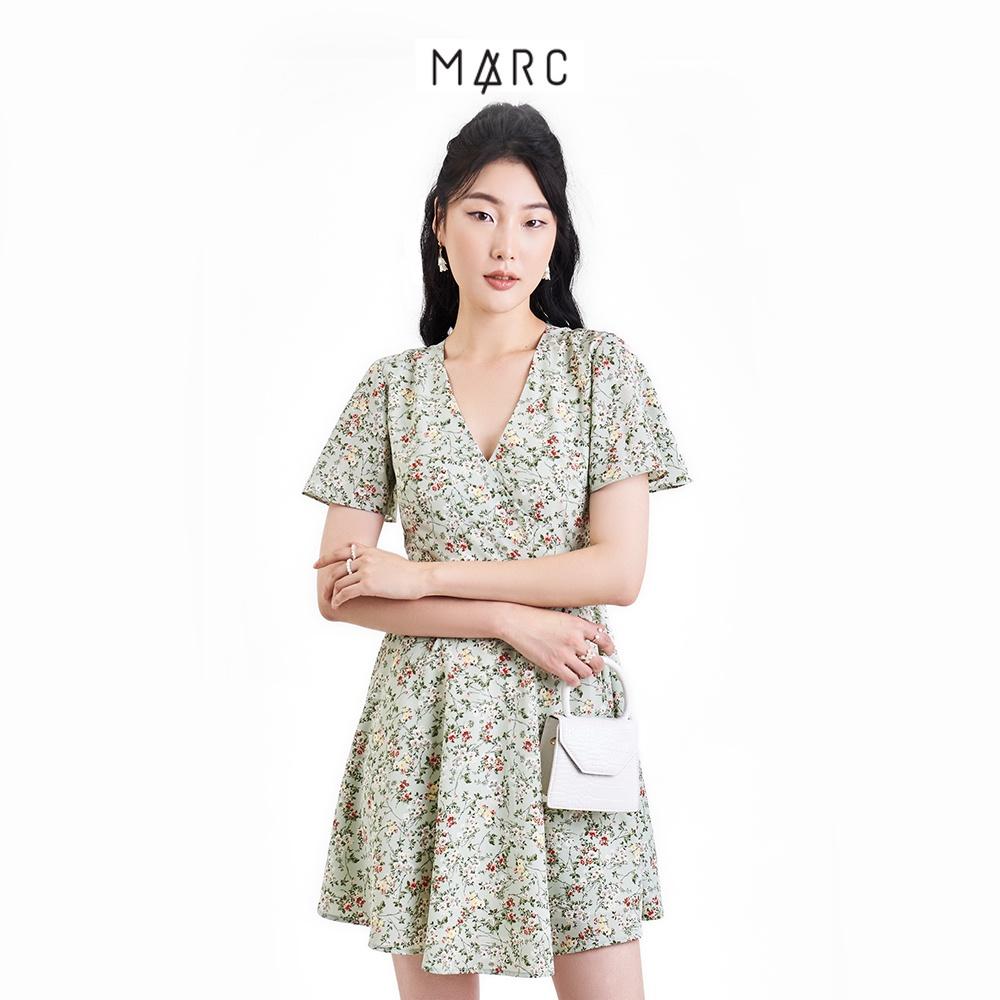 Đầm nữ MARC FASHION mini đắp chéo tay cánh tiên CBMH094222