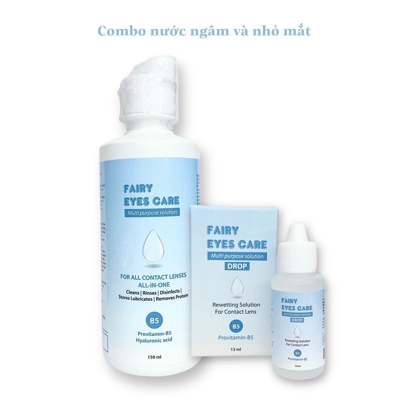 Combo Nước Ngâm và Nhỏ mắt FAIRY SHOP CONTACT LENS