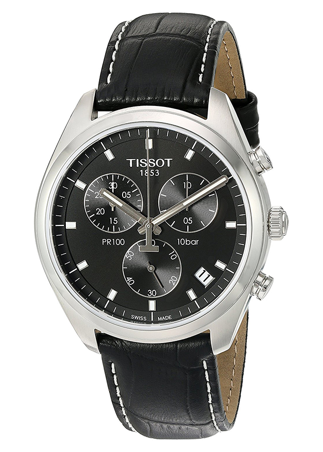 Đồng Hồ Nam Dây Da Tissot T101.417.16.051.00 (41mm) - Đen