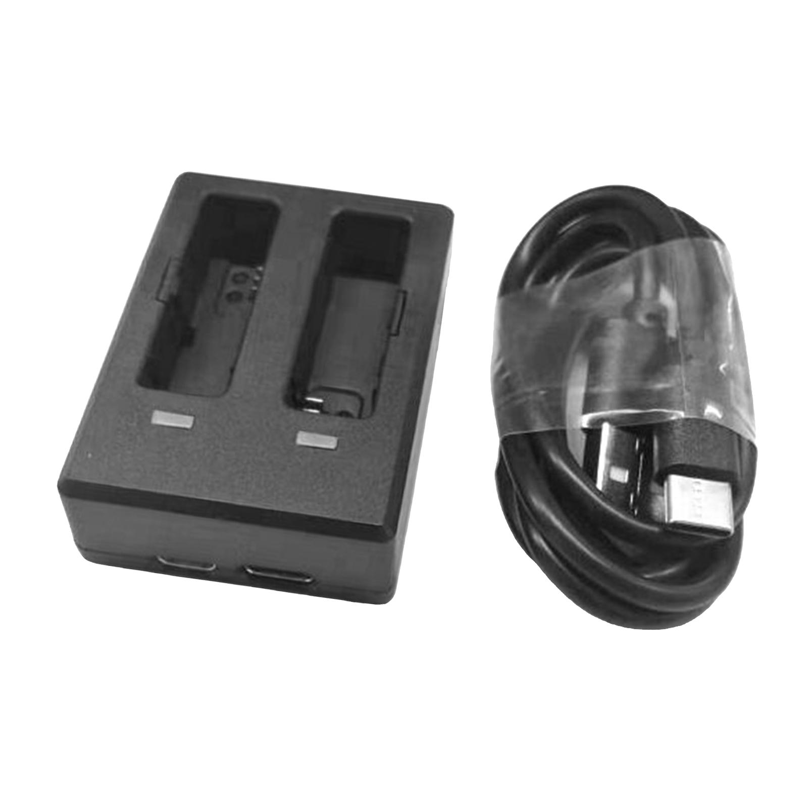 Dual-Slot Battery Charger Travel Charger for  SJ8 Air/Pro/Plus Cameras