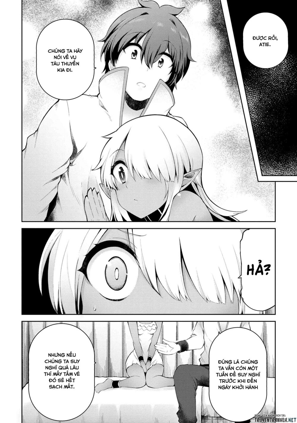 ngôi nhà của tôi đã bị đốt cháy, thế thì tại sao tôi không dùng hết số tiền còn lại để mua nô lệ dark elf? chapter 7 14