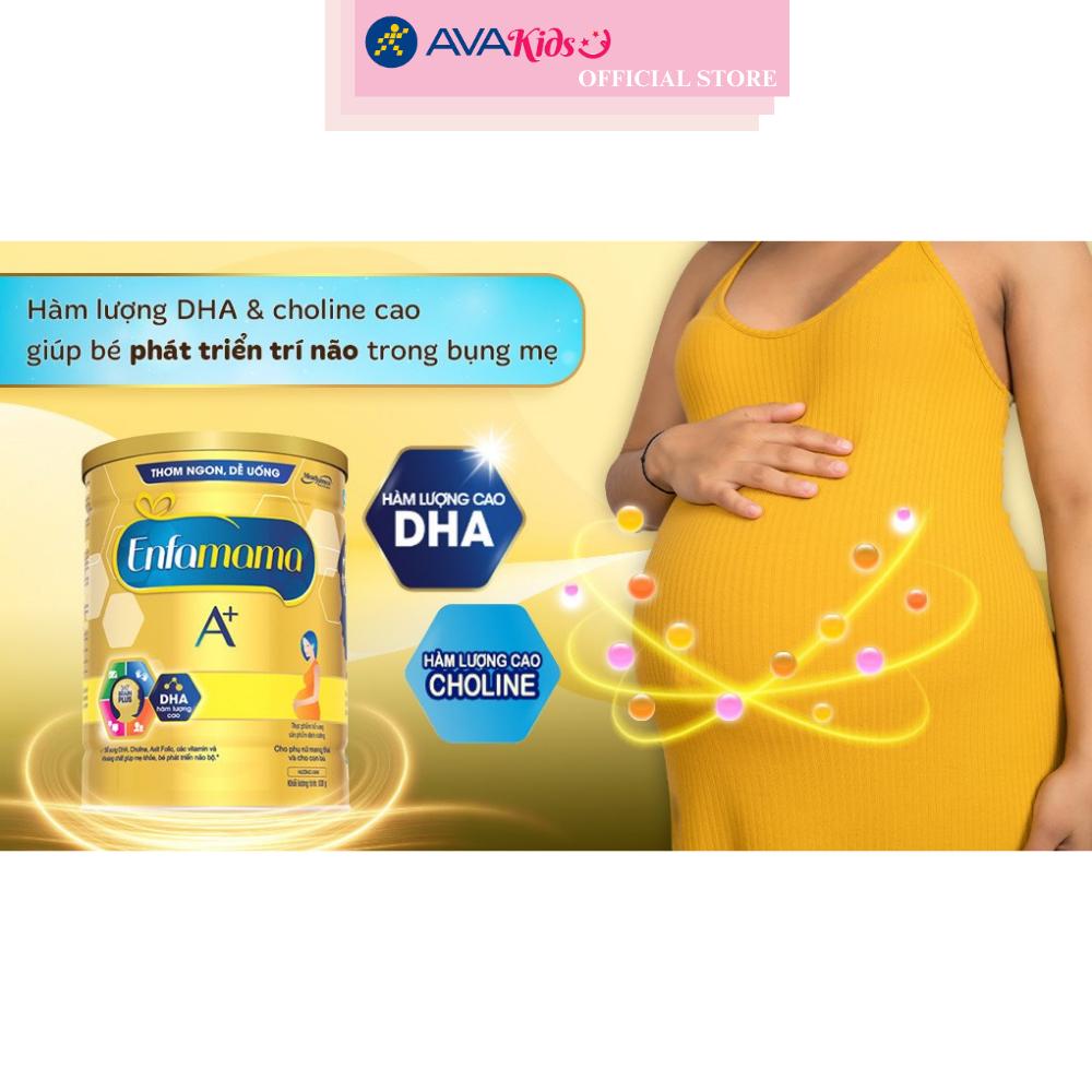 Sữa bầu Enfamama A+ 360° Brain Plus hương vani 830g