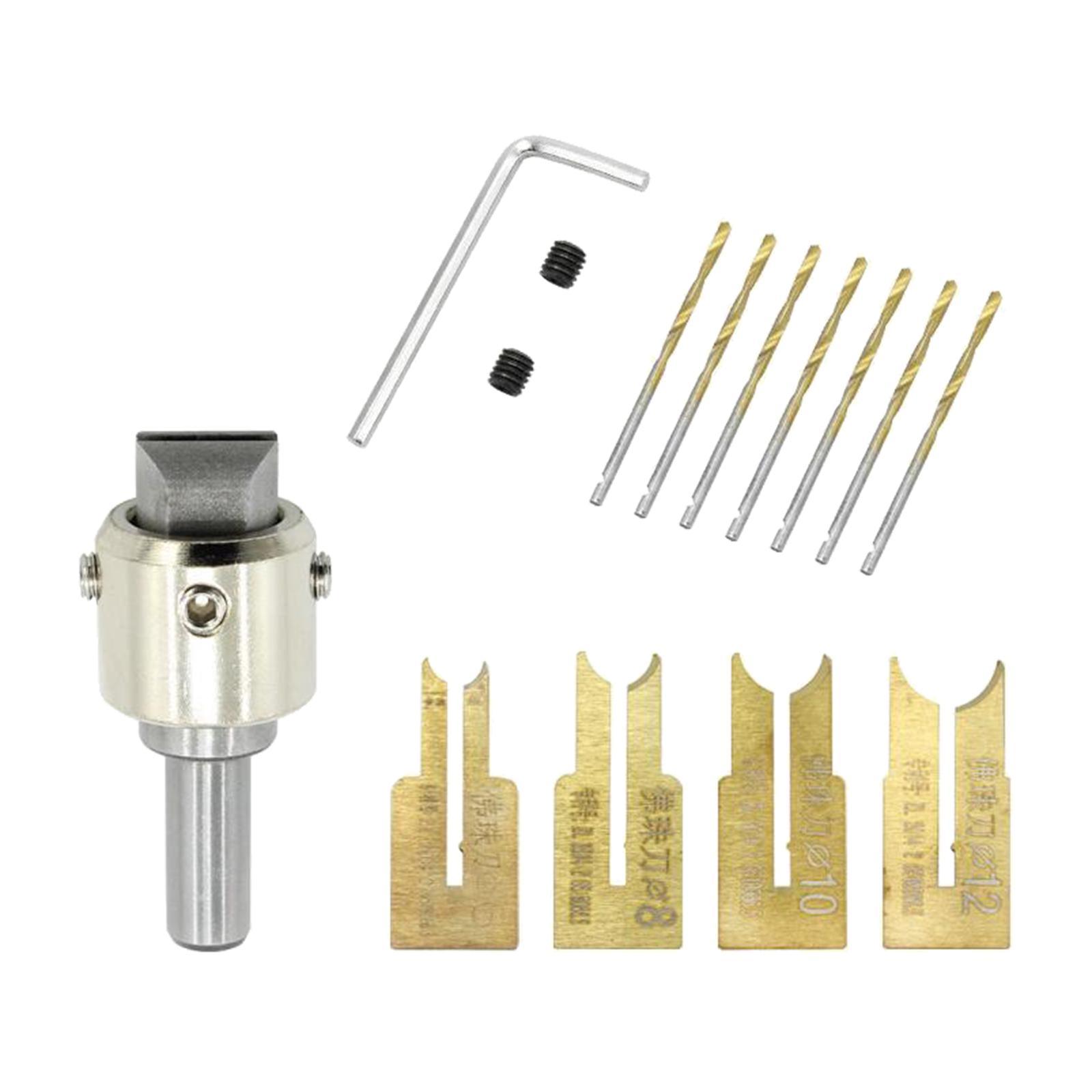 Wood Beads Maker Buddha Beads Drill Bit Milling Cutter Set