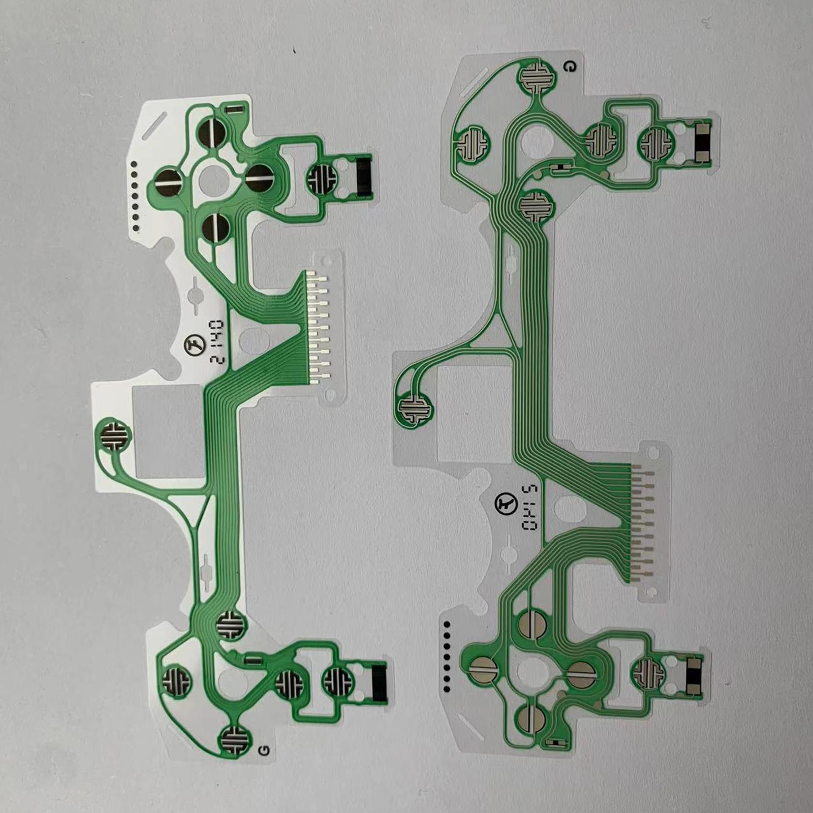 2 Piece Flex Conductive Film Circuit Keypad Board for Sony PS4 2.0/4.0