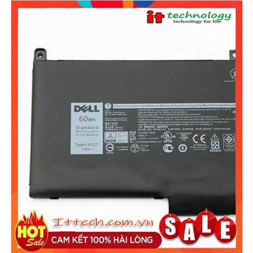 Pin dùng cho laptop Dell Laitutde E7280 E7480 E7290 E7380 E7390 E7490 F3YGT 60Wh