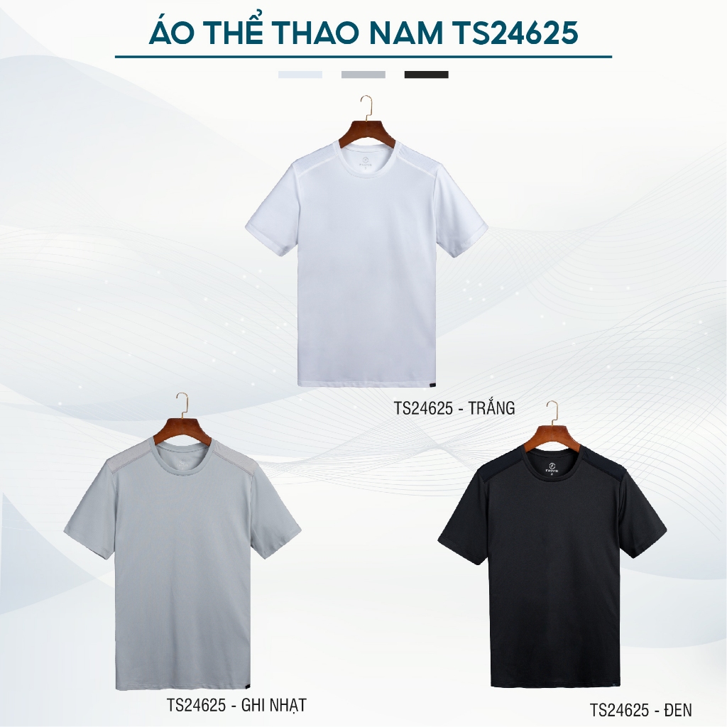 Áo thun thể thao nam Fasvin TS24625.HN chất COOLMAX Mềm Mát co giãn thoải mái