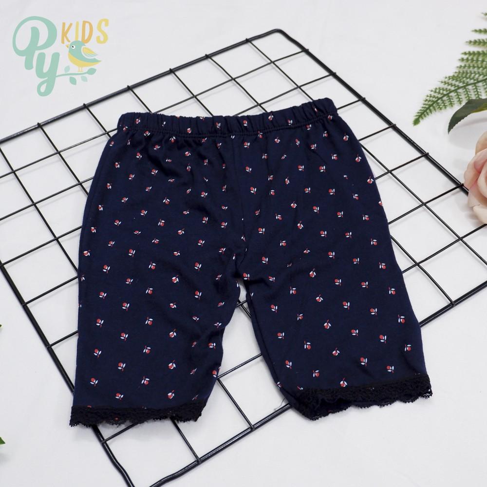 Quần legging lửng/ Quần ôm lở cotton 4 chiều, hàng đẹp cho bé gái 5-25kg