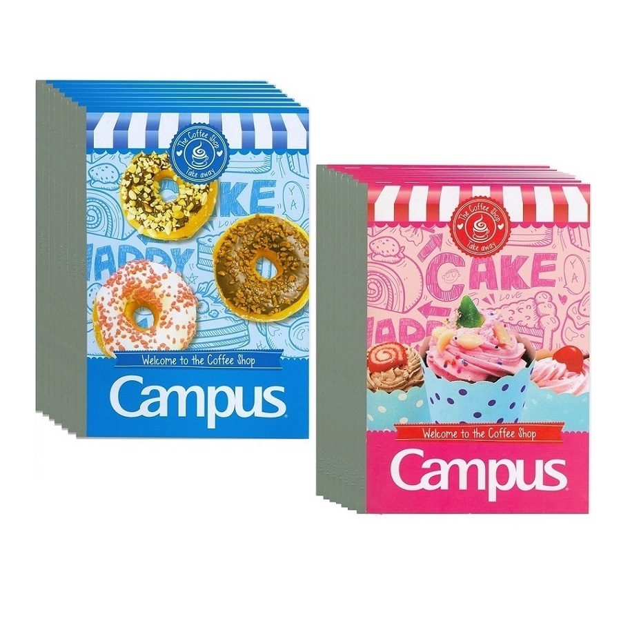 Lốc vở kẻ ngang có chấm B5 Coffee Shop Campus BCOF80 / BCOF120 / BCOF200