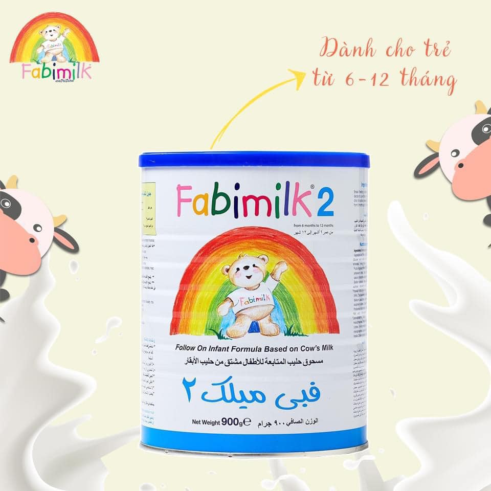 Sữa bột Fabimilk số 2 900g (6-12 tháng) - Nhập khẩu Vương quốc Anh