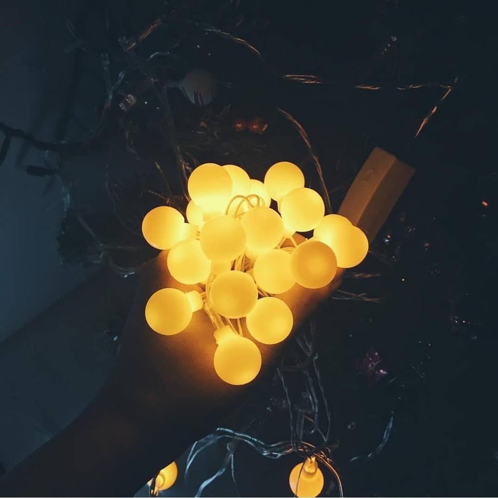 Đèn Trang Trí Dây Đèn Led Trang Trí Trái Cherry Ball Bóng Đục Nhỏ