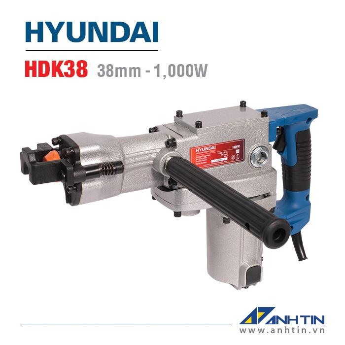 Máy khoan đục Hyundai HDK38 | Công suất 1.000W | Đường kính mũi khoan 17mm, mũi đục 38mm