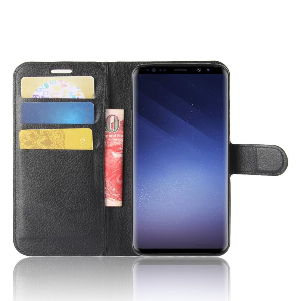 Bao da cho Samsung S9 có nắp gập và chống xem phim