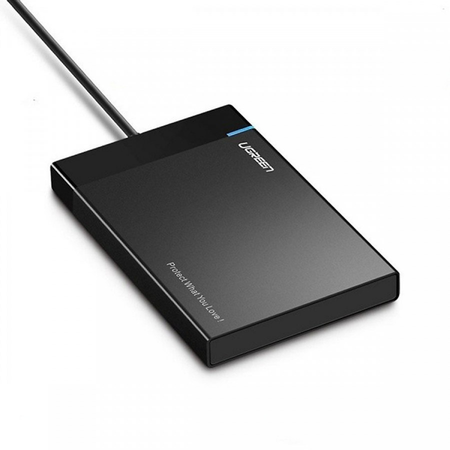 Hộp Đựng ổ cứng (HDD Box) 2,5 inch chuẩn kết nối USB 3.0 vỏ nhựa ABS cao cấp Chính Hãng Ugreen 30847